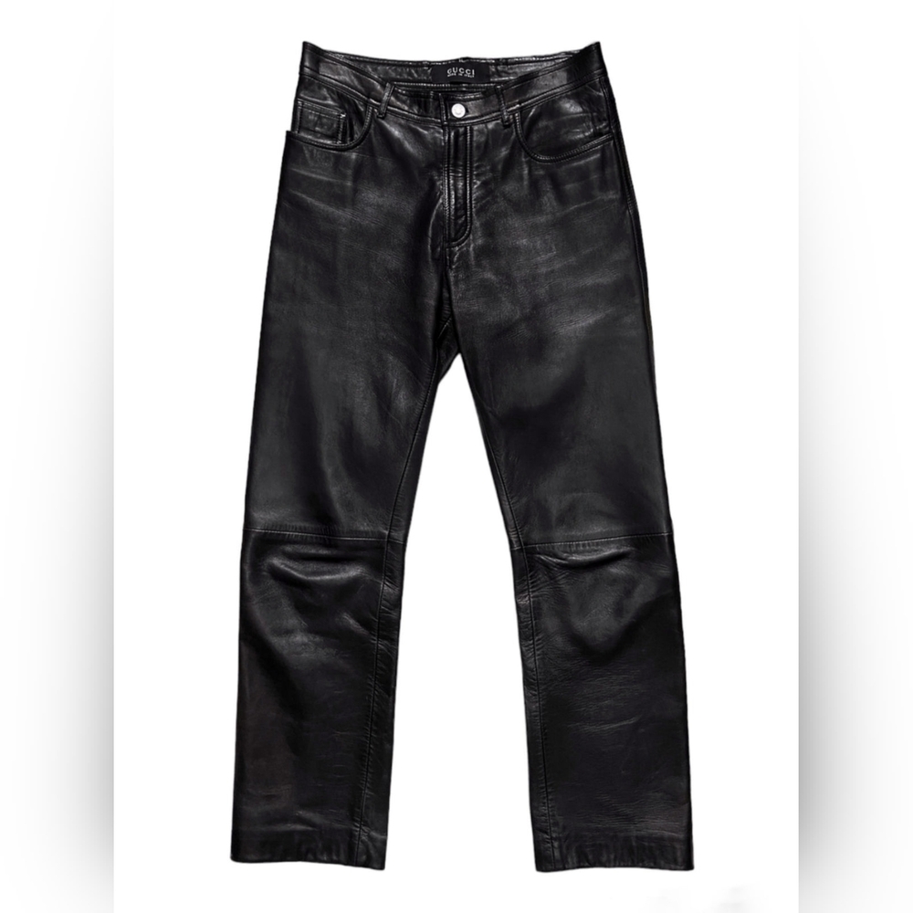 Tom Ford Lamb Skin  Gucci Leather Trousers